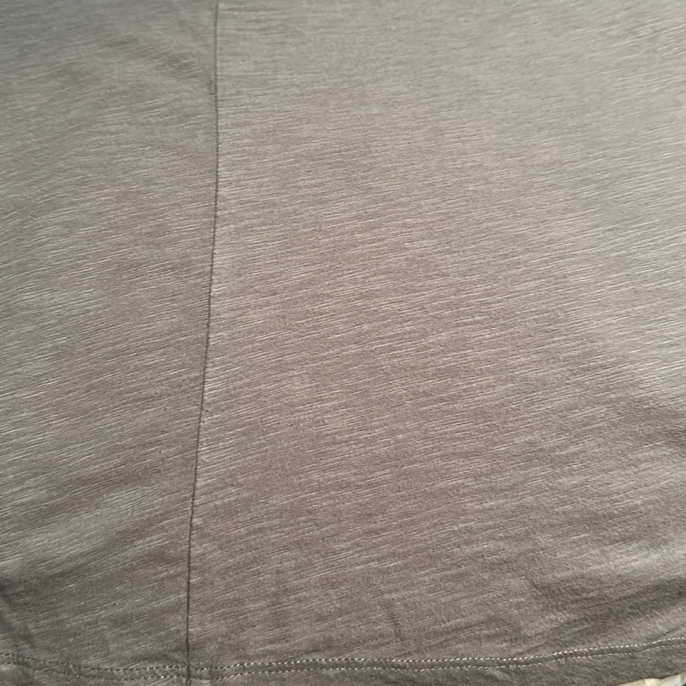 Alternative Gray (Taupe) Cotton Knit Cardigan Sweater with Shawl Collar, Size M - Picture 6 of 6